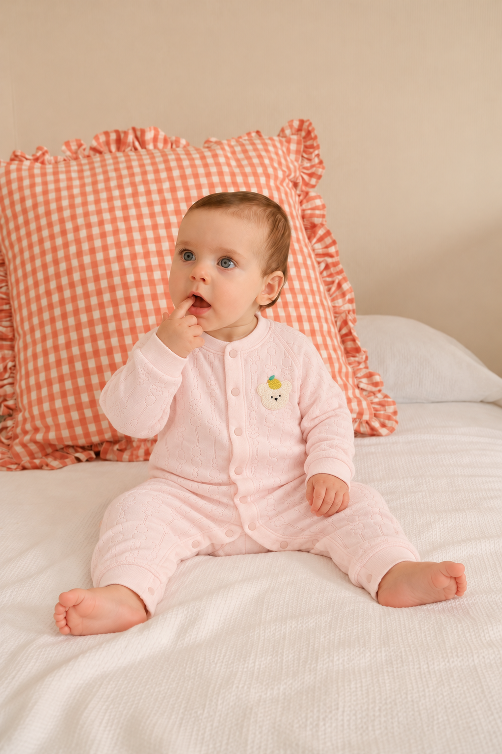 Pyjama Ourson Douillet – Uni Rose