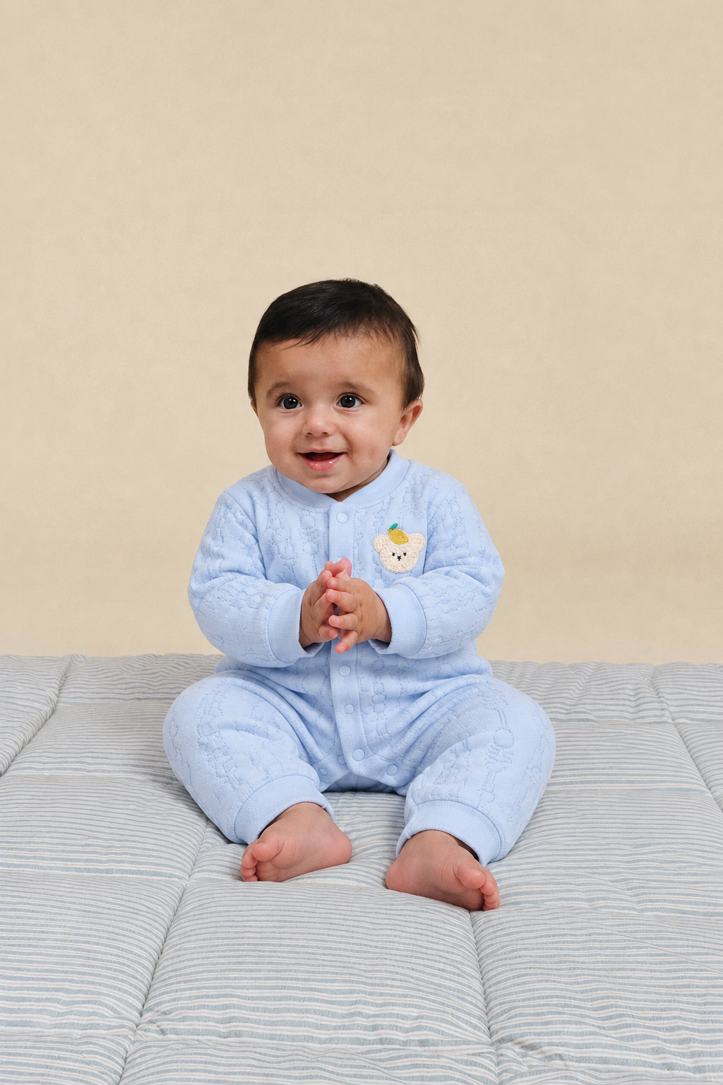 Pyjama Ourson Douillet – Uni Bleu