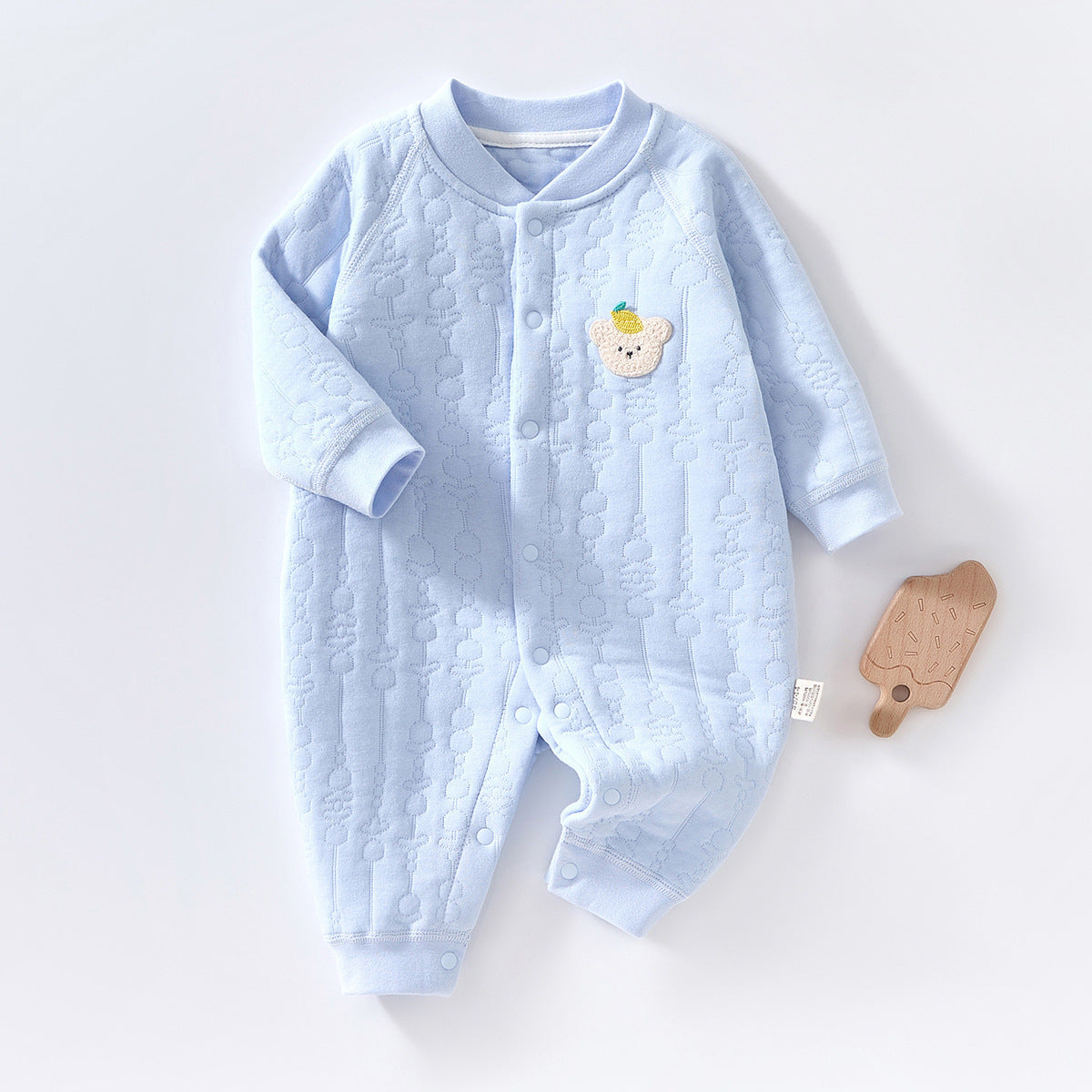 Pyjama Ourson Douillet – Uni Bleu