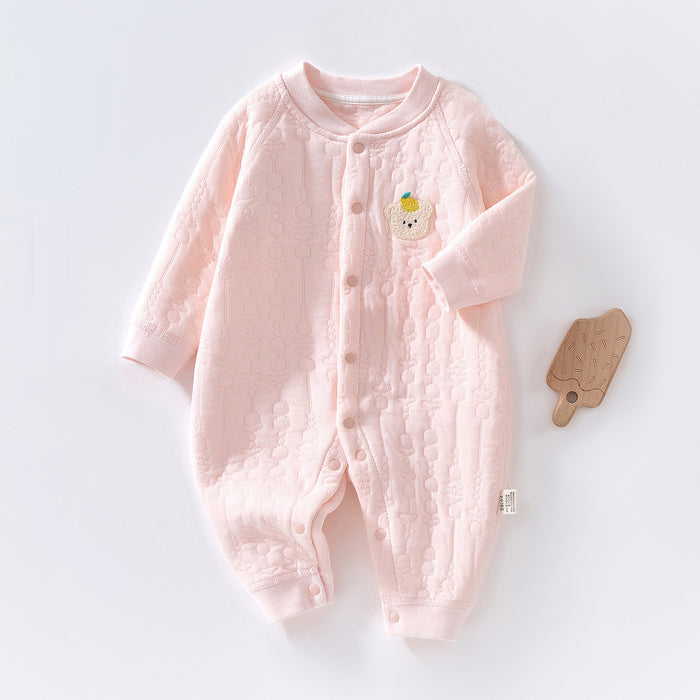 Pyjama Ourson Douillet – Uni Rose