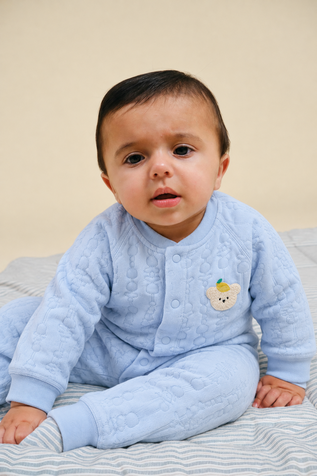 Pyjama Ourson Douillet – Uni Bleu