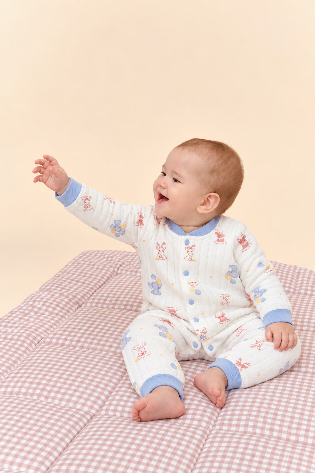 Pyjama Ourson Douillet – Éléphant Étoilé