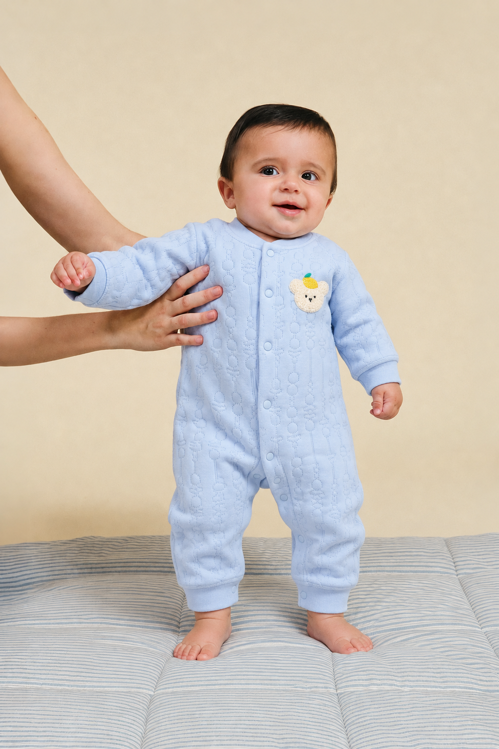 Pyjama Ourson Douillet – Uni Bleu